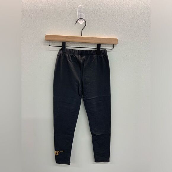 Nike Girls Shine Full-Zip and Leggings 2 Piece Set Black Size Large 6-7Y - Picture 4 of 5